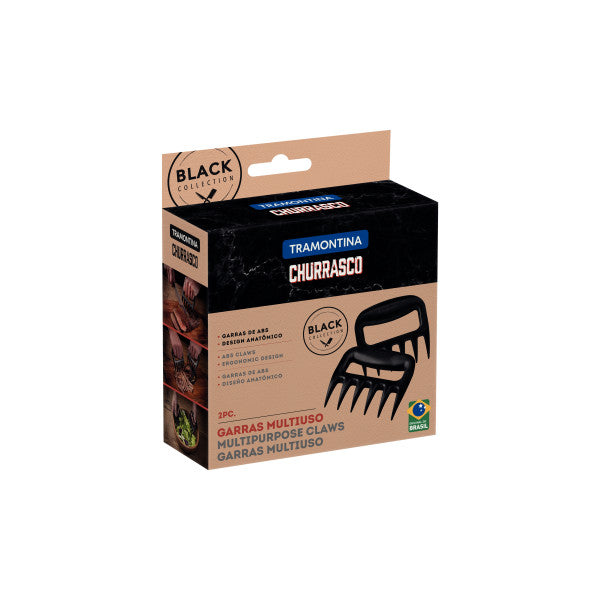 Tramontina Churrasco Black Barbecue ABS Claws 2 Piece image 1