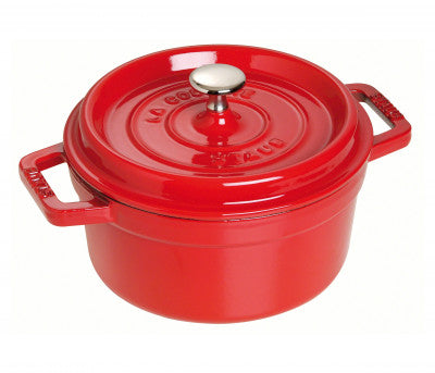 Staub Round Cocotte - 26cm Cherry Red image 0