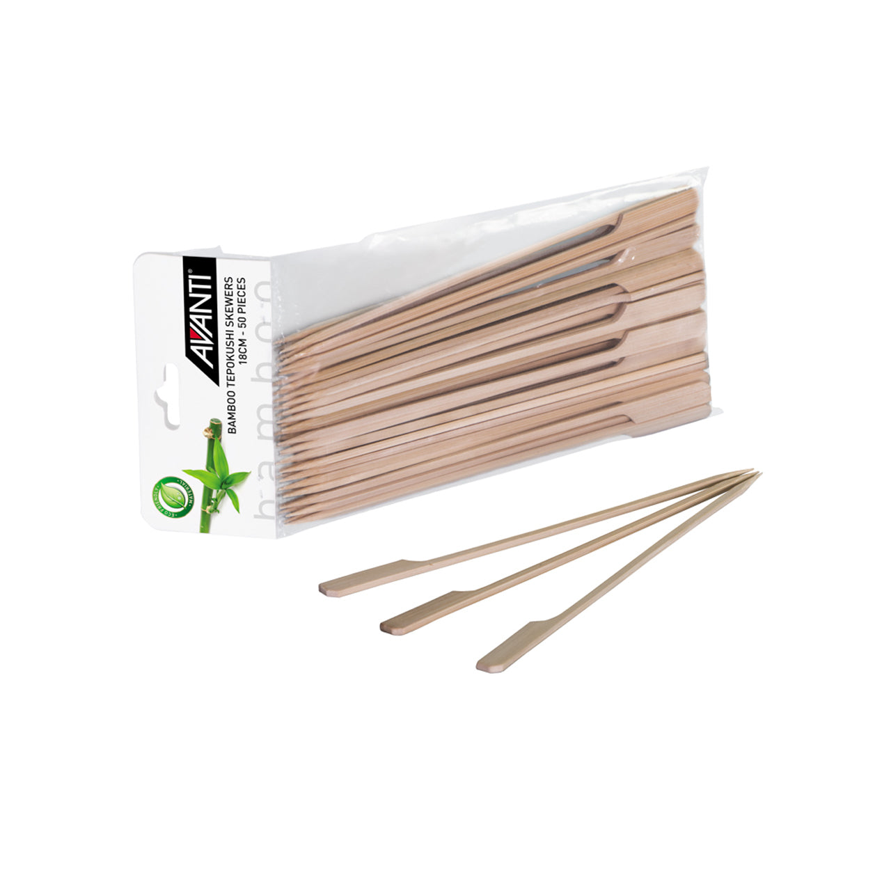 Avanti Bamboo Tepokushi Skewers 18Cm 50Piece Pack image 0