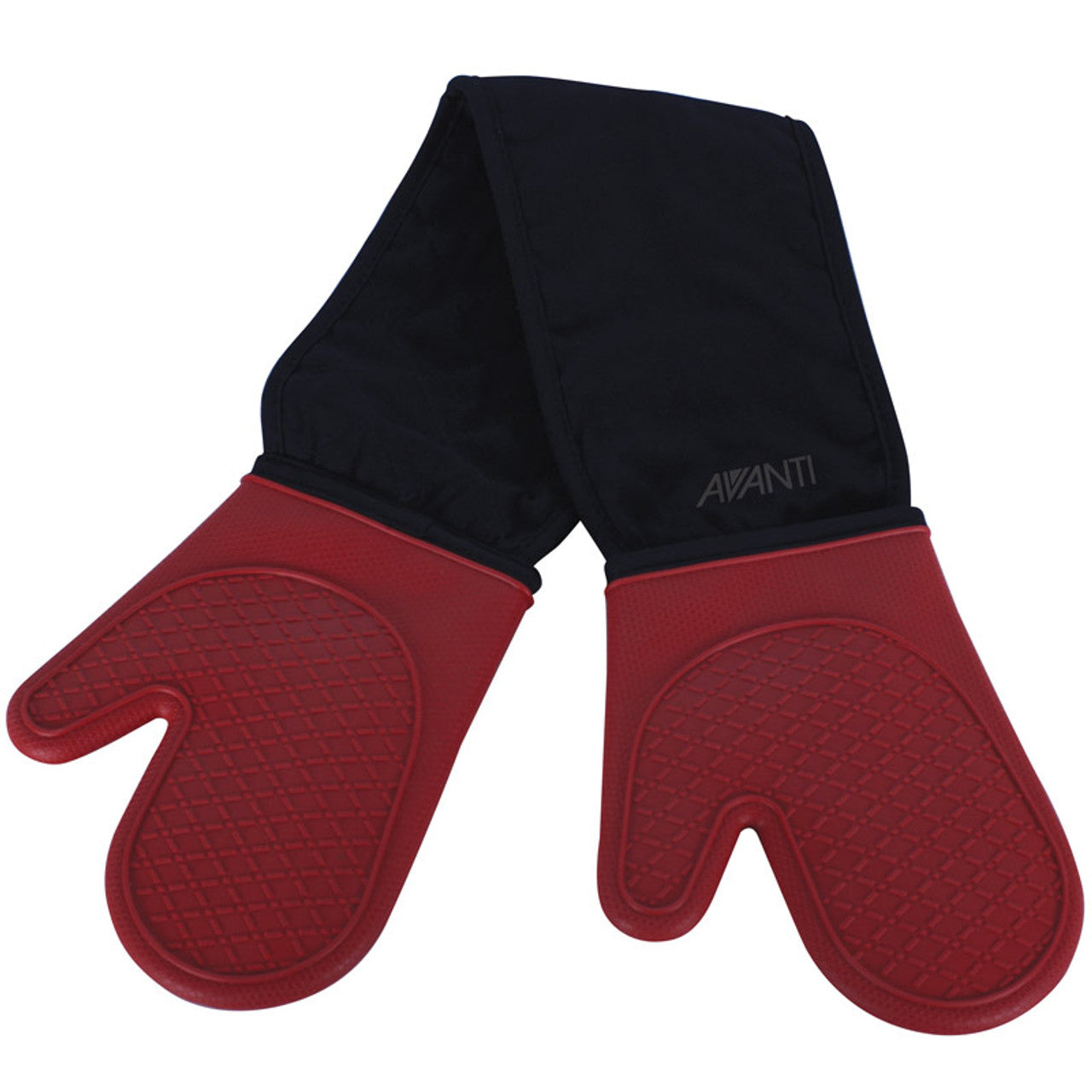 Avanti Silicone Double Oven Mitts - Red image 0