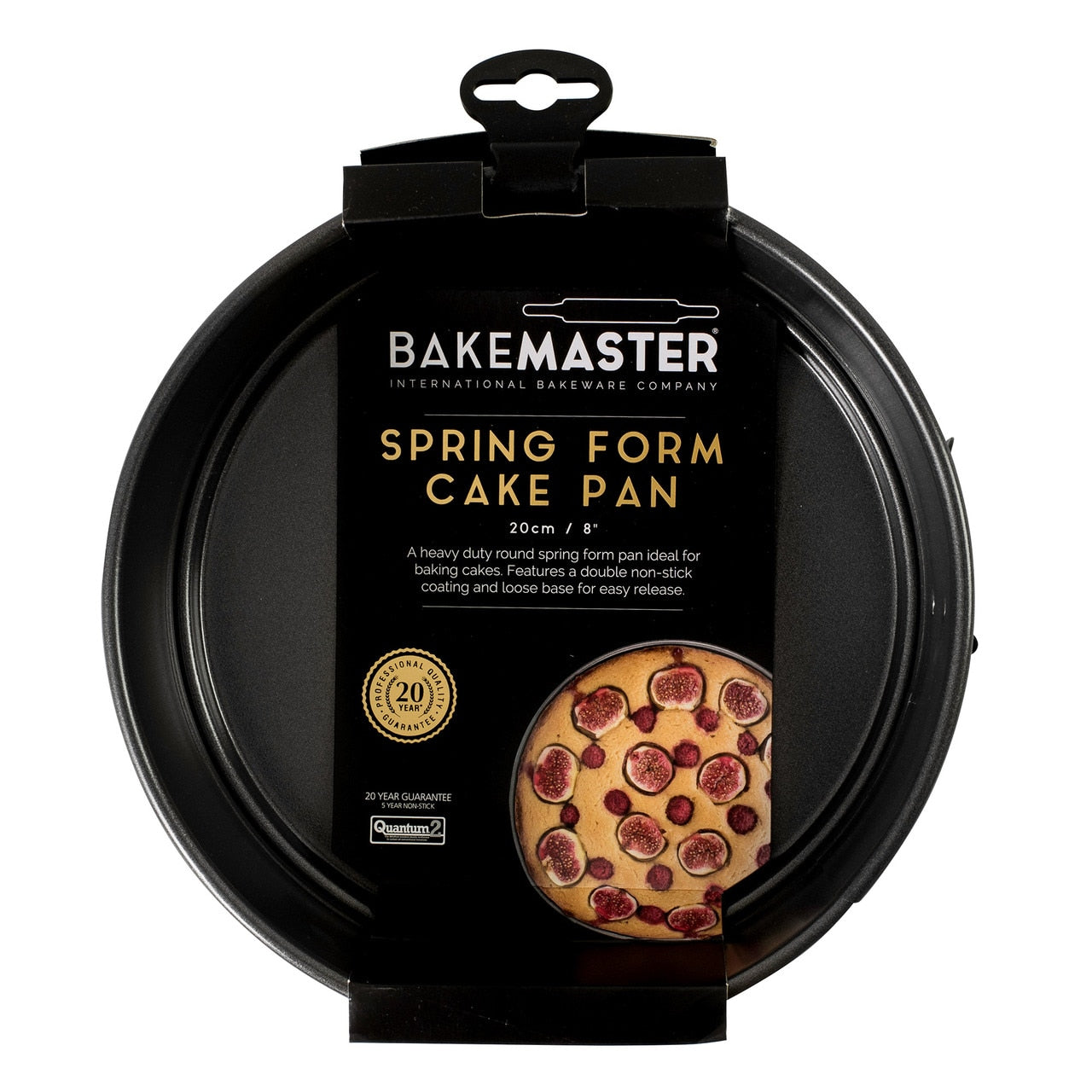 Bakemaster Springform Rnd Cake Pan, 20 X 6Cm - Non-Stick image 2