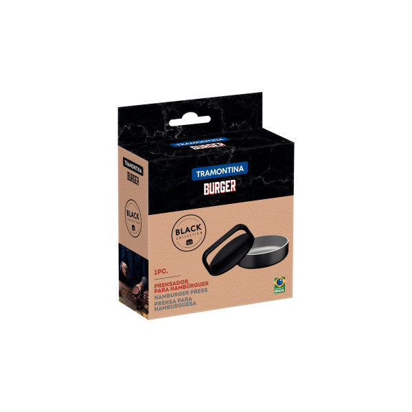Tramontina Churrasco Black Barbecue Hamburger Press image 1