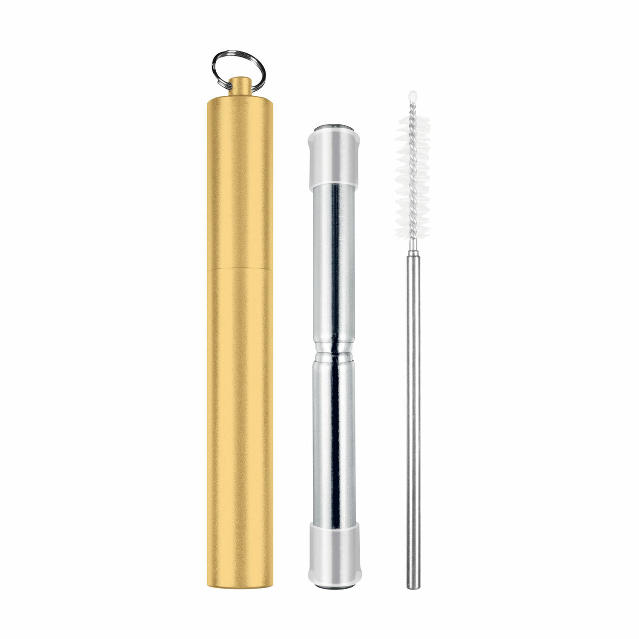 Avanti Telescopic Straw Wiith Silicone Tip - Champagne image 0