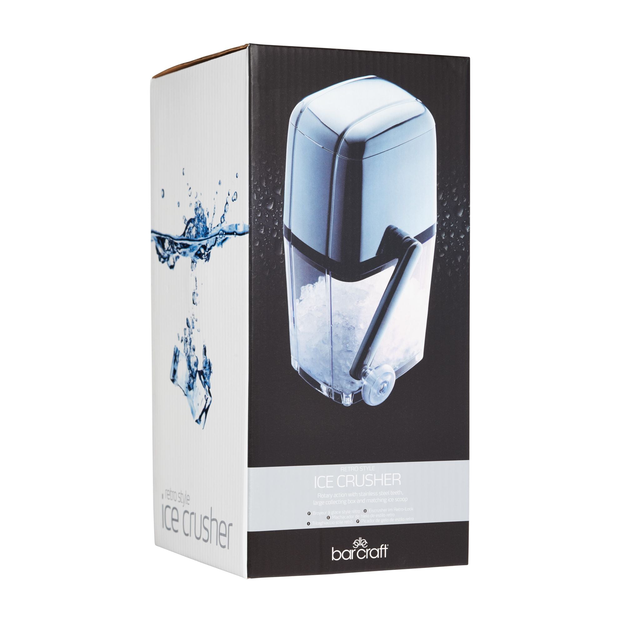 BarCraft Rotary Action Acrylic Ice Crusher image 1