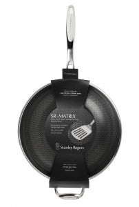 Stanley Rogers Matrix Stainless Steel Wok Pan 32cm image 1