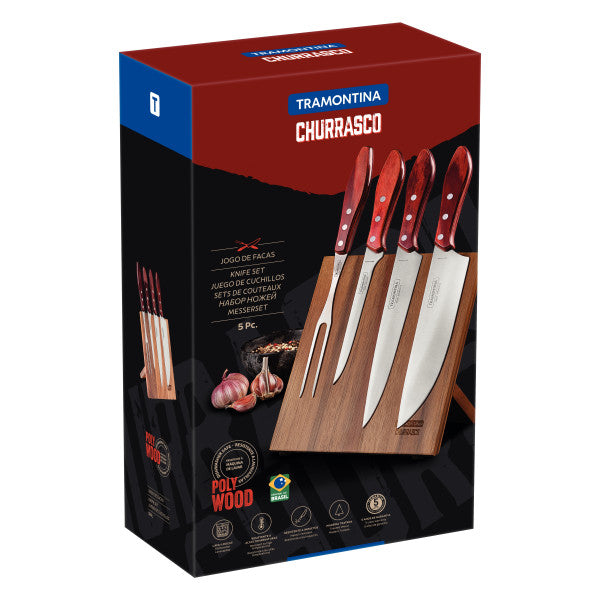 Tramontina Tramontina Churrasco Barbecue Knife Block, 5Pc image 1