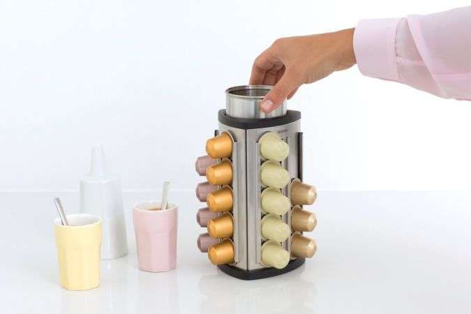 Brabantia Coffee Capsule Dispenser Matt Steel image 2
