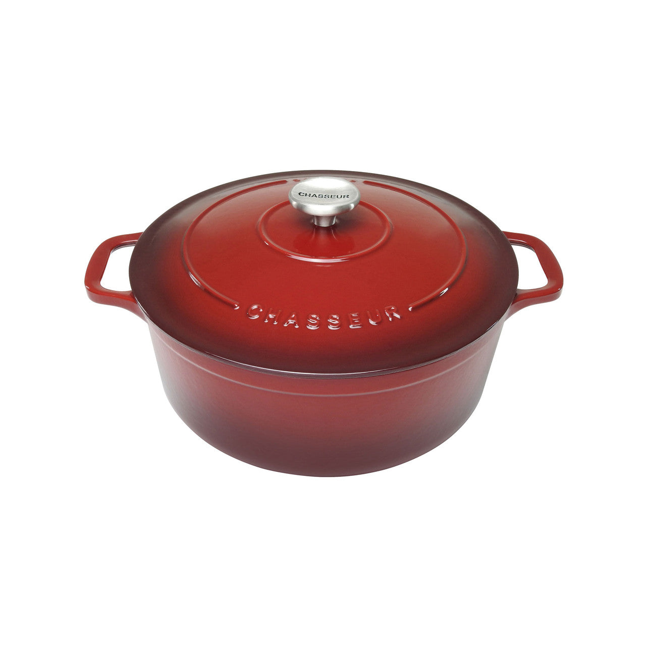 CHASSEUR ROUND FRENCH OVEN BORDEAUX image 0