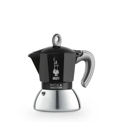 Bialetti Moka Induction Bi Layer Black 4 Cup image 0