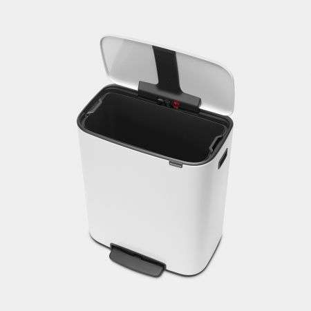 Brabantia Bo Pedal Bin 60 Litre - White image 2