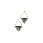 Umbra Trigg Wall Display (Set of 2) - Black-Brass image 0