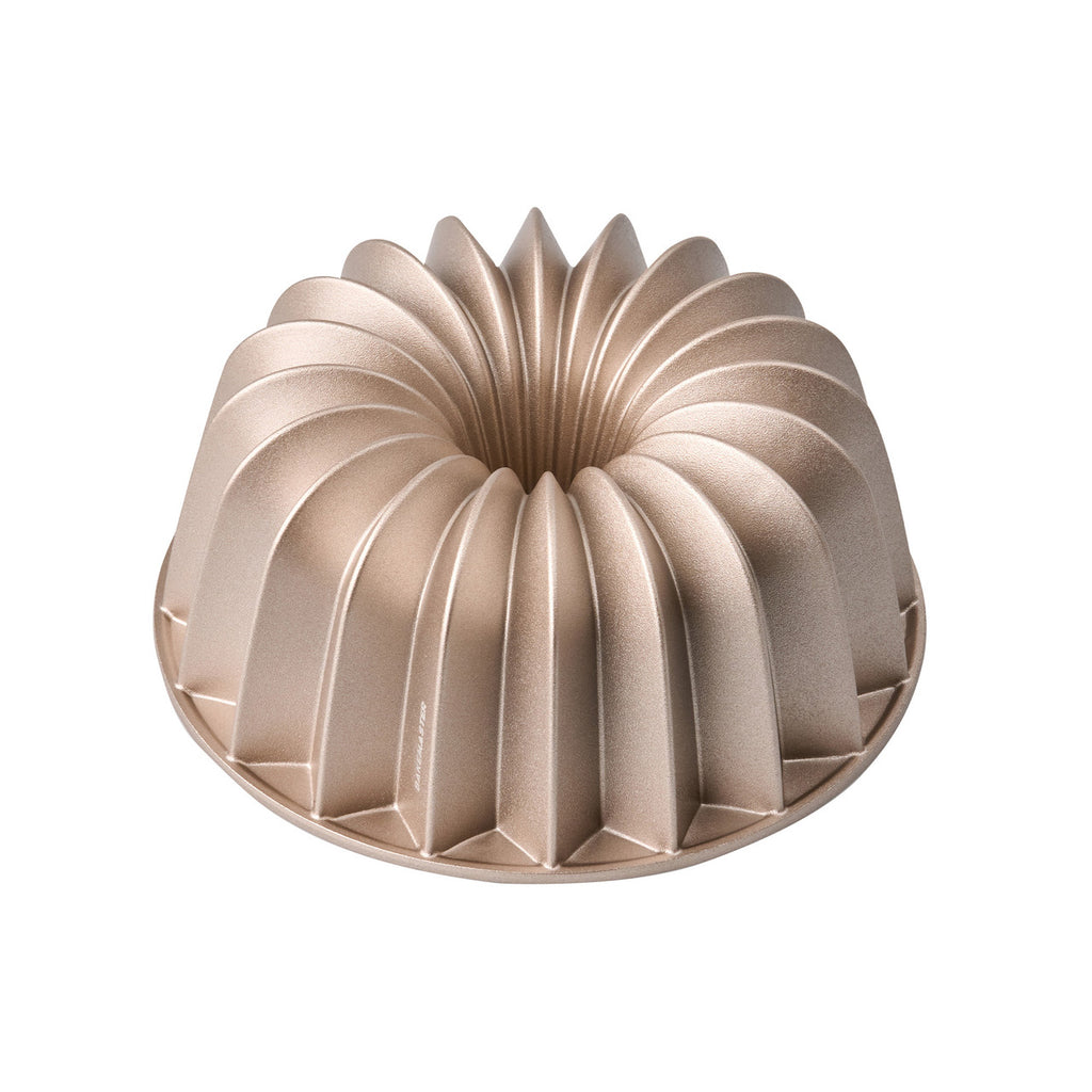 Bakemaster French Wreath Fluted Ring Cake Pan 24 x 24 x 10cm - Champagne image 0