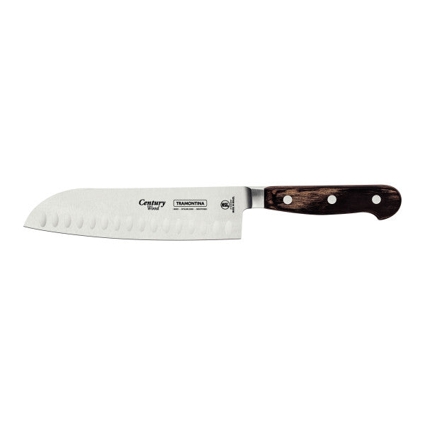 Tramontina Century Wood Santoku Knife 7", 18cm image 0