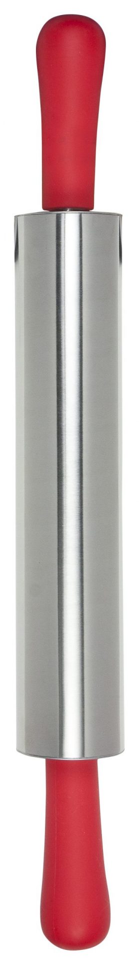 Taylors Silicone & S/Steel Rolling Pin Red - Lesr44Red image 0