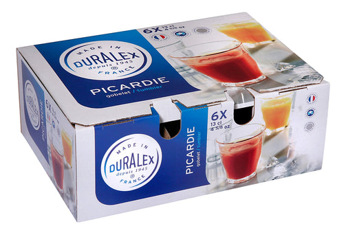 Duralex Picardie Clear Tumbler 130ml Set of 6 image 1