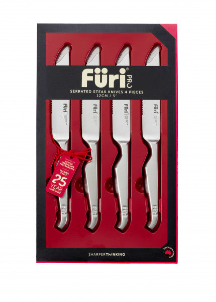 Furi Serrated Steak Knives 4 Piece Set image 1