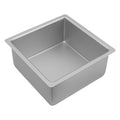 Bakemaster Silver Anodised Square Deep Cake Pan, 20 X 10Cm image 0