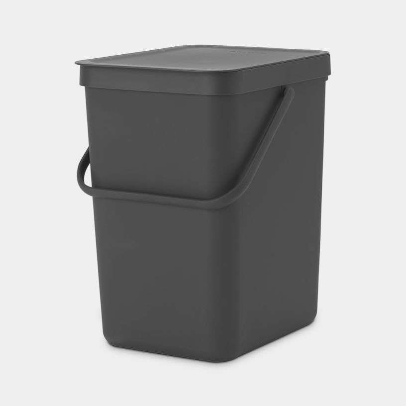 Brabantia Sort & Go Waste Bin 25 Litre - Grey image 0