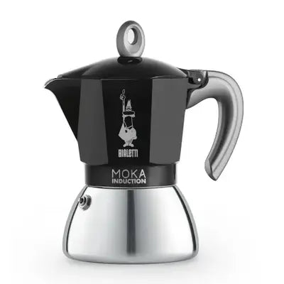Bialetti Moka Induction Bi Layer Black 6 Cup image 0