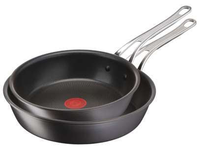 JAMIE OLIVER Cook's Classics Induction Non-stick Hard Anodised 2-piece Frypan Set 24/28cm image 0