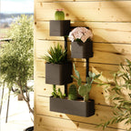 Umbra Cubiko Wall Planter - Black image 1