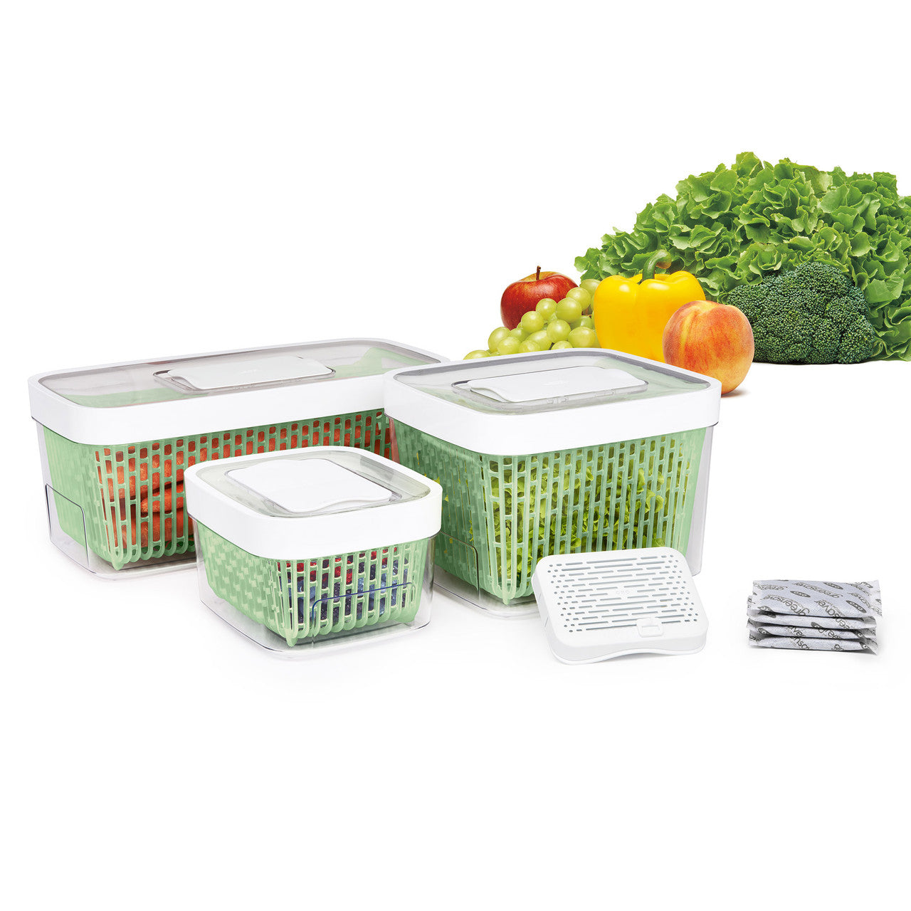 OXO Good Grips GreenSaver? Carbon Filter Refills ? 4 Pack image 4