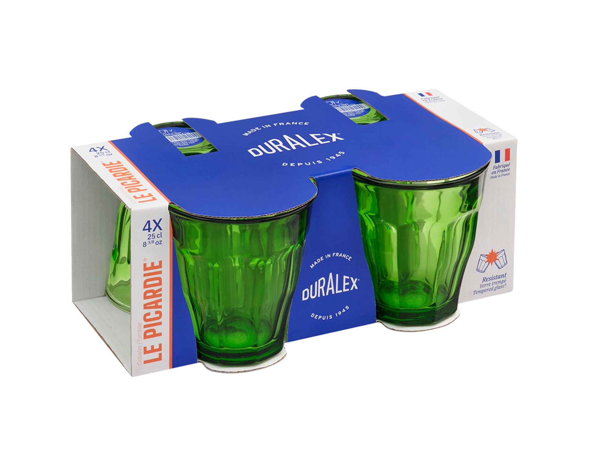 Picardie Green Tumbler 250ml Set/4 image 0