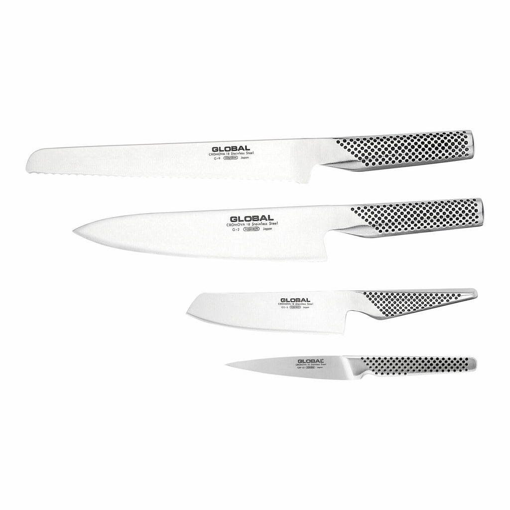 Global Teikoku 5 Piece Knife Block Set image 0