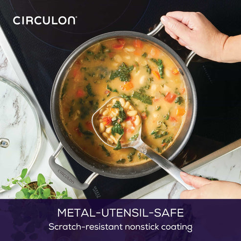 Circulon ScratchDefense A1 Nonstick Induction Covered Stockpot 24cm/7.6L image 3
