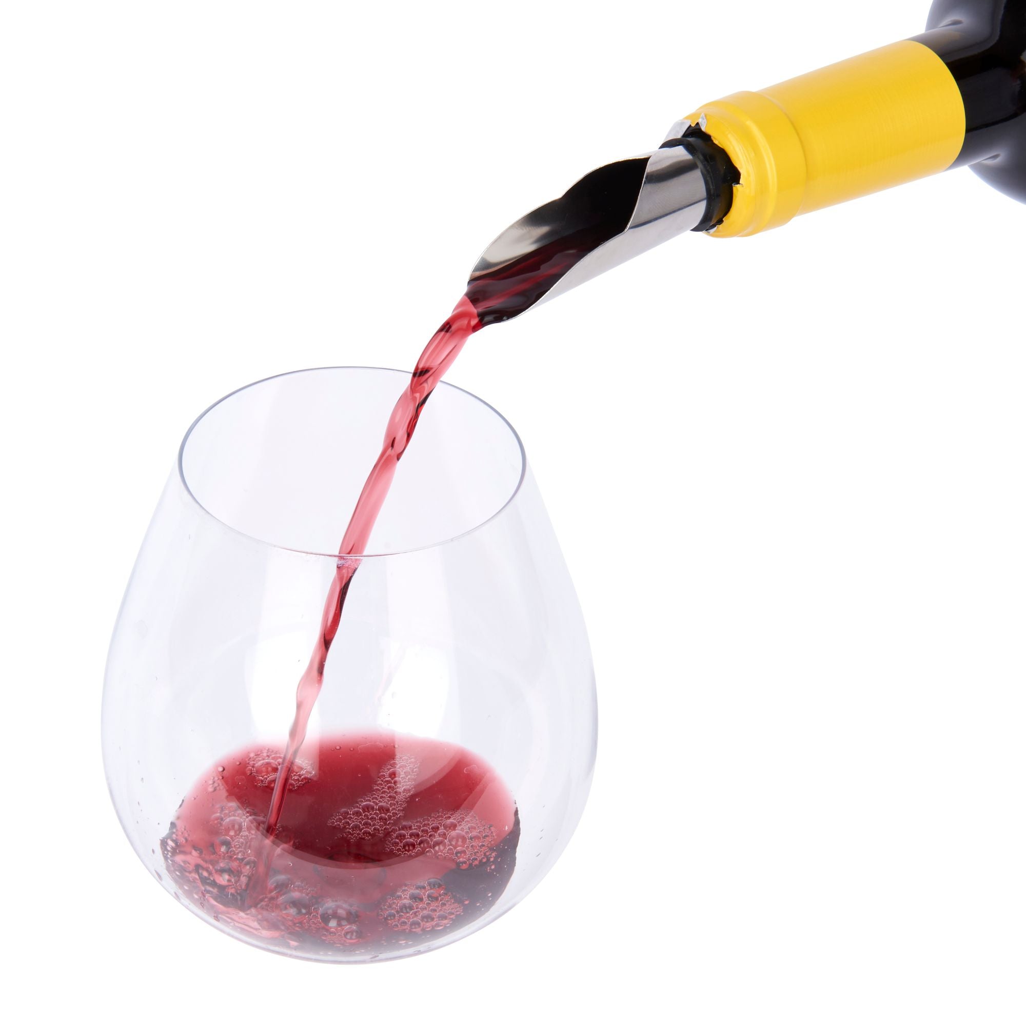 BarCraft Stainless Steel Wine Pourer with Stopper image 4
