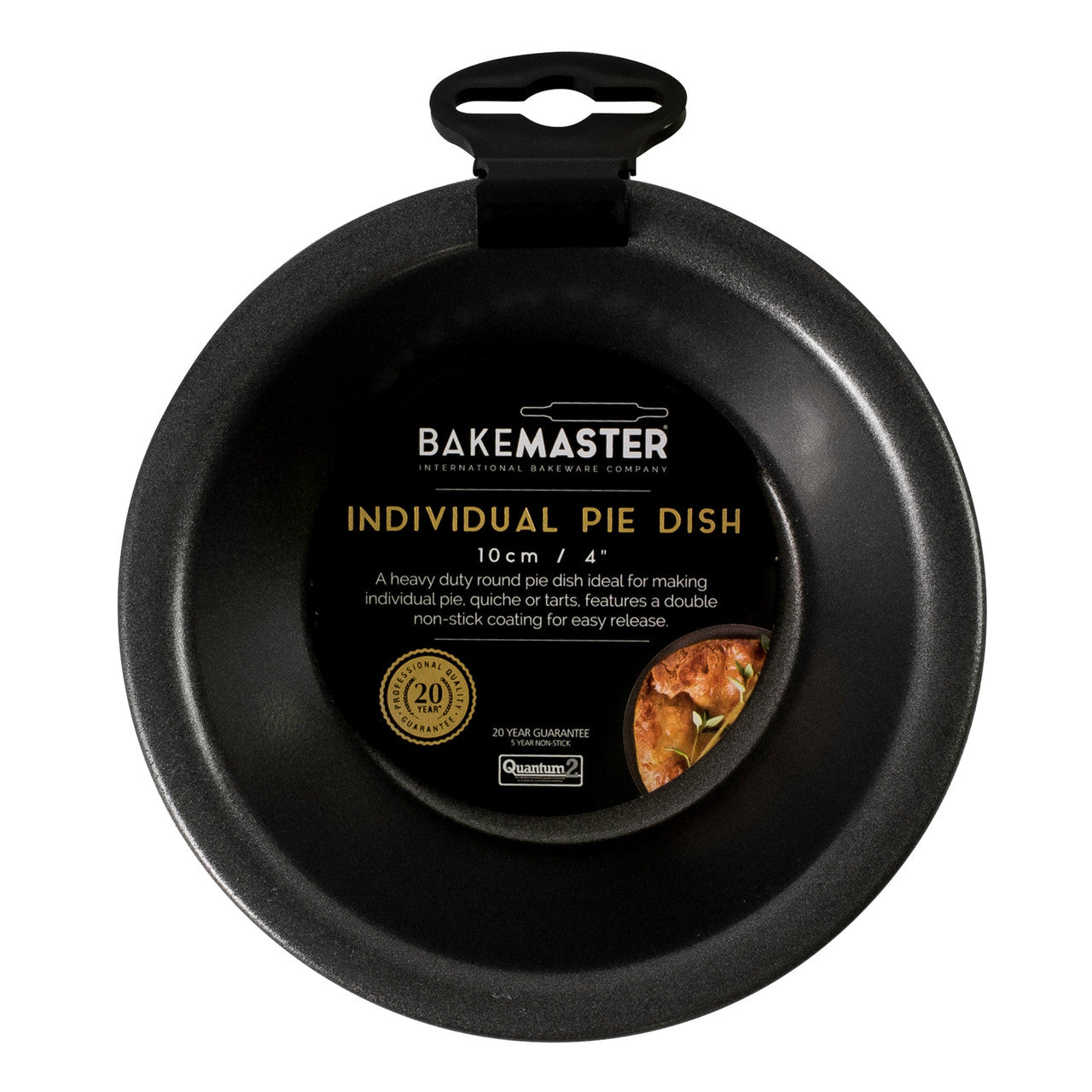 Bakemaster Individual Round Pie Dish 10cm x 3cm - Non-stick image 2
