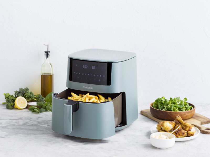 GreenPan Bistro Airfryer 1 basket 7.2L- Smokey Blue image 2