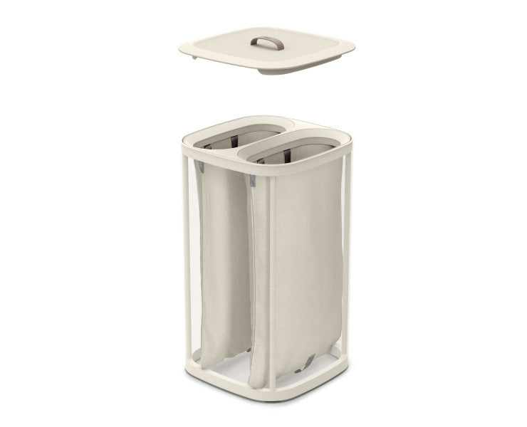 Joseph Joseph Tota 60L Laundry Separation Basket - Ecru image 3