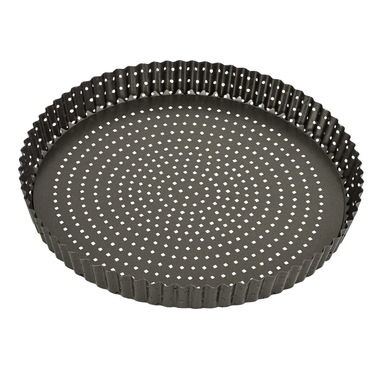 Bakemaster Perfect Crust Loose Base Quiche Pan, 30� X 3.5Cm - Non-Stick image 0