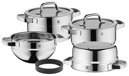Wmf Compact Cuisine Cookware Set Stackable 4 Piece image 0