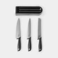 Brabantia Drawer Knife Block Plus Knives Tasty+ - Dark Grey image 0