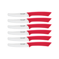 Scanpan Spectrum Steak Knife 6 Piece Set 10cm - Red image 0