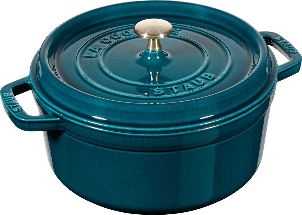 Staub Round Cocotte - 20cm La Mer image 0