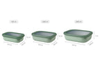 Cirqula Rectangle Small Set 3 Piece Nordic Sage image 2