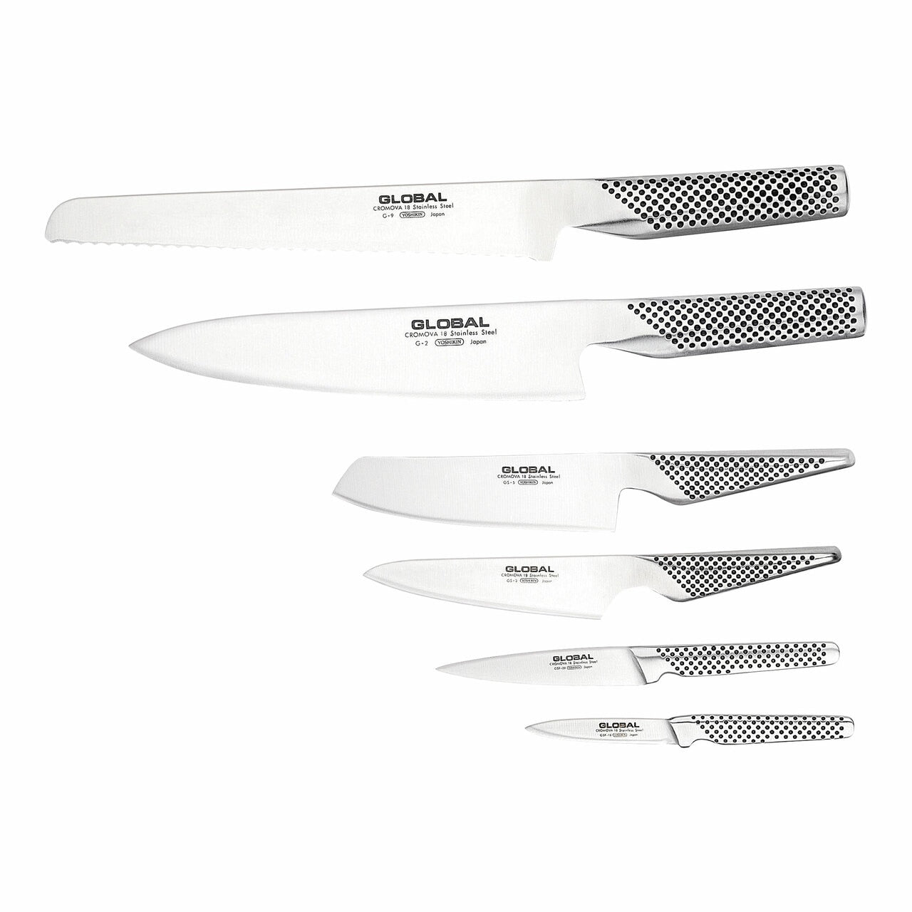 Global Ikasu 7 Piece Knife Block Set image 0