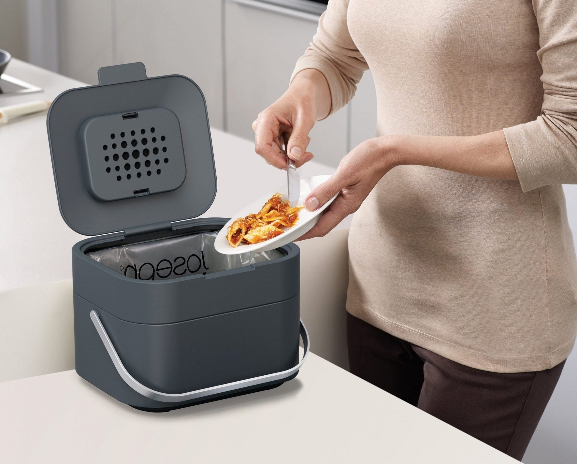 Joseph Joseph Stack 4L Food Waste Caddy image 1