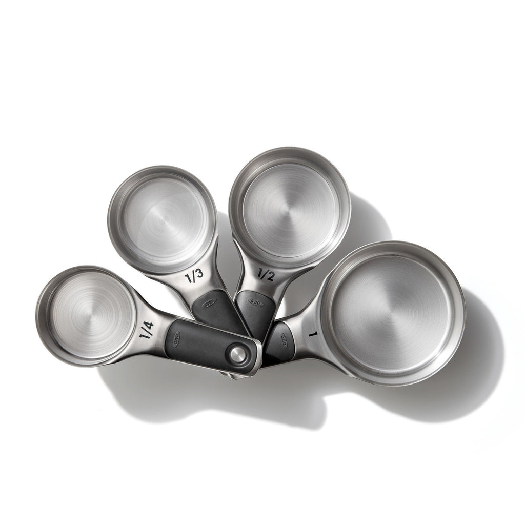 Oxo 4 Piece Stainless Steel Measuring Cup Set image 3