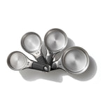 Oxo 4 Piece Stainless Steel Measuring Cup Set image 3