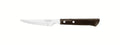 Tramontina Churrasco Steak Knife Serrated Narrow Blade Polywood Brown 4" , 11cm image 0