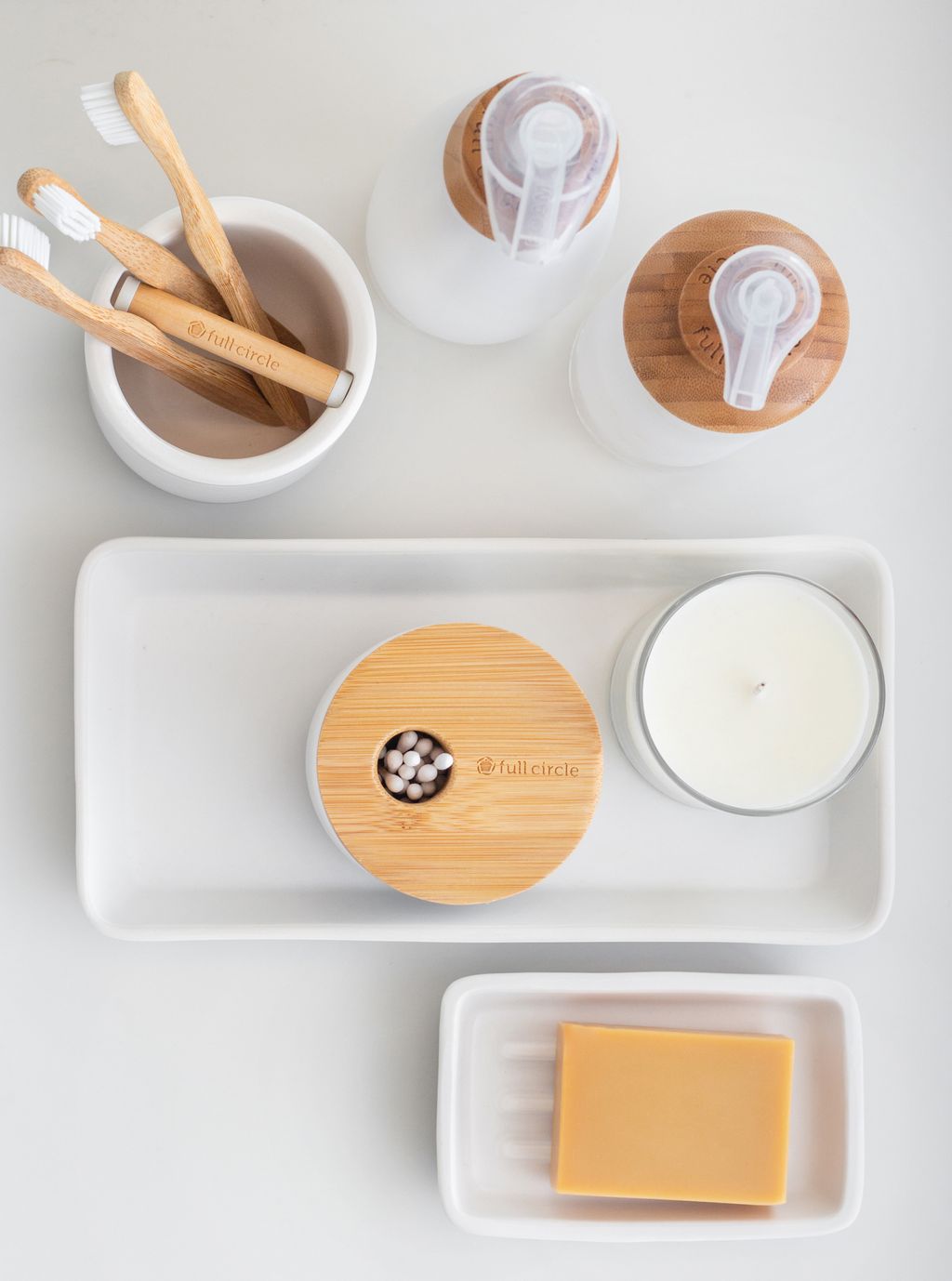 Full Circle Pick Me Up Cotton Bud Canister image 6