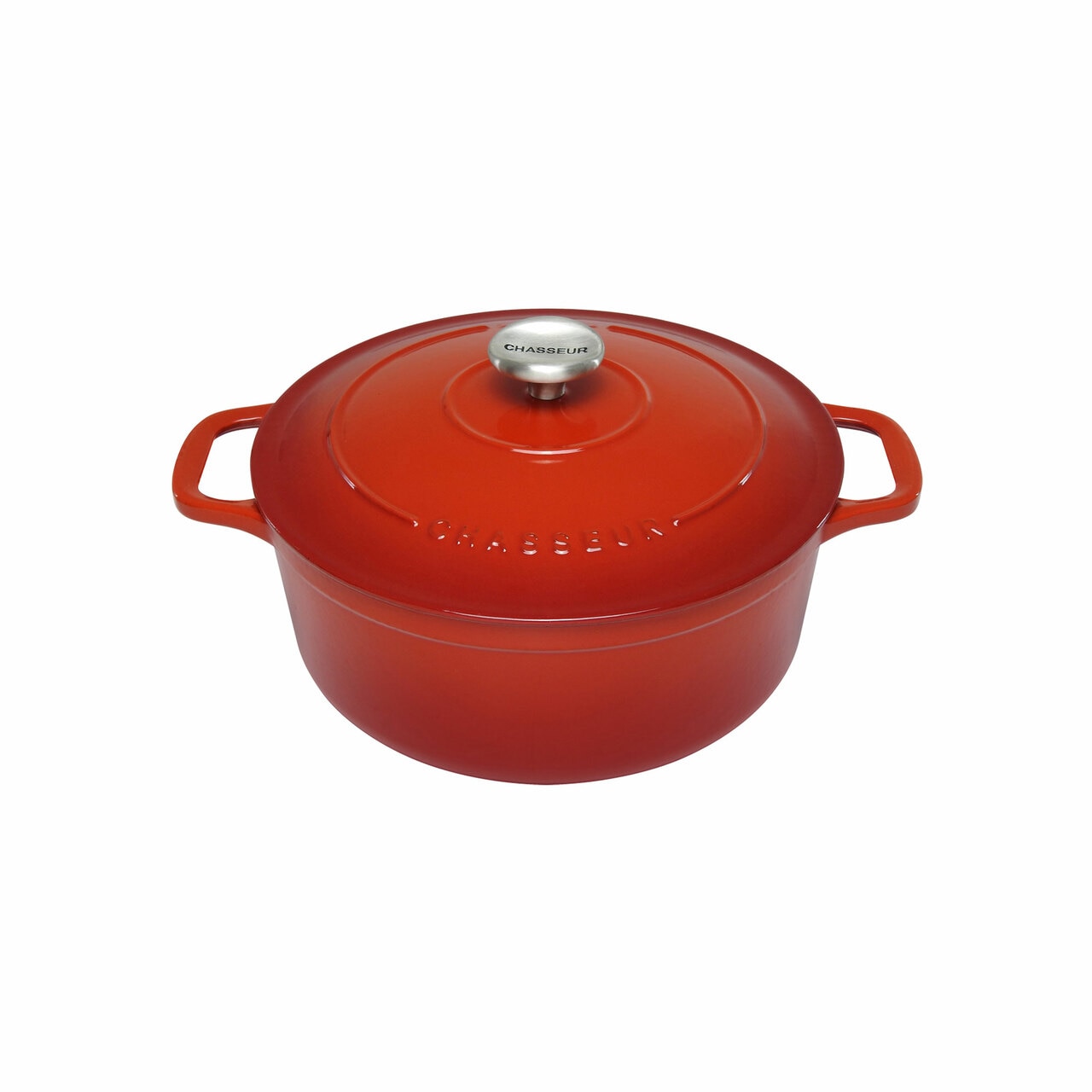 Chasseur Round French Oven Inferno Red image 0