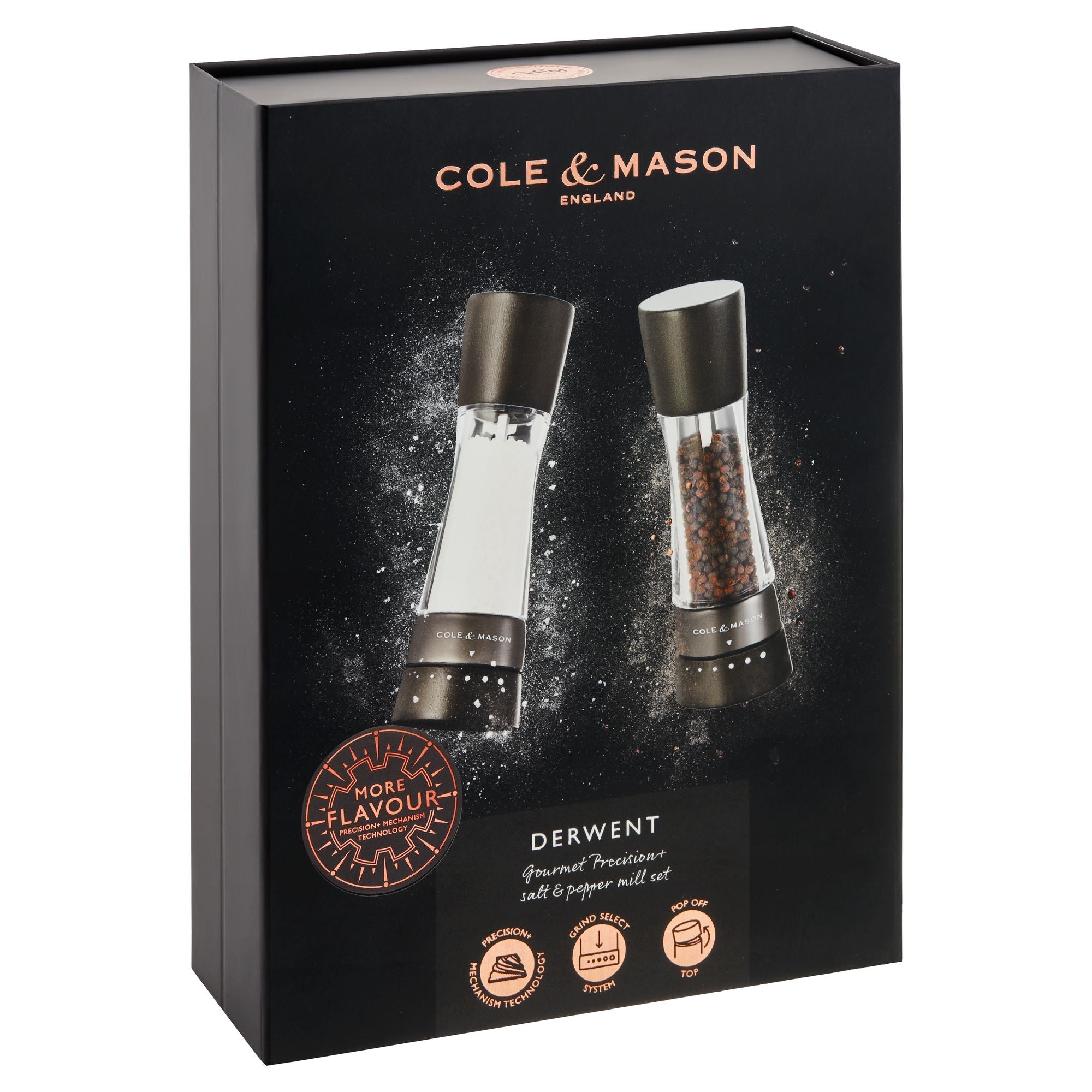 Derwent Mills Black Wood Gunmetal Gift Set image 3