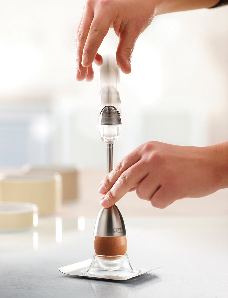 Gefu Egg cracker with salt shaker image 1