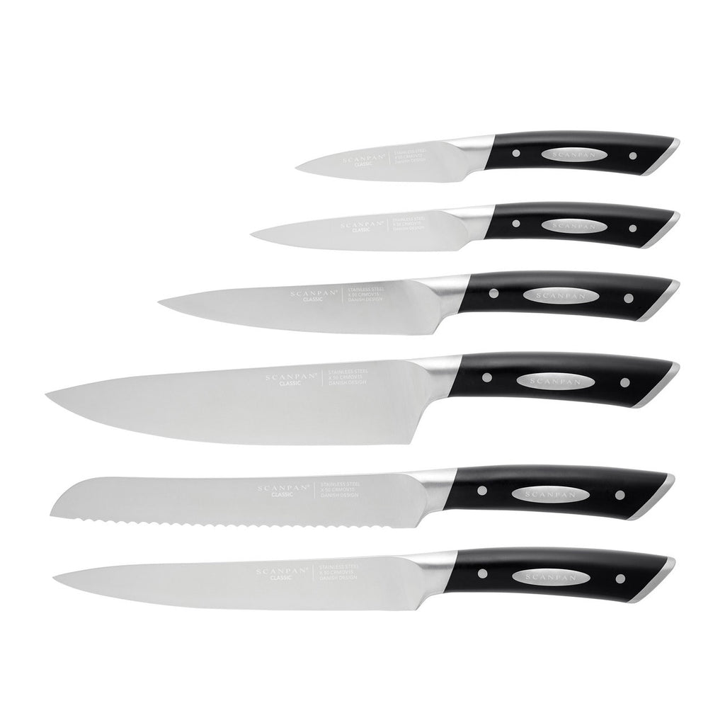Scanpan Classic 7 Piece Step Knife Block Set image 1
