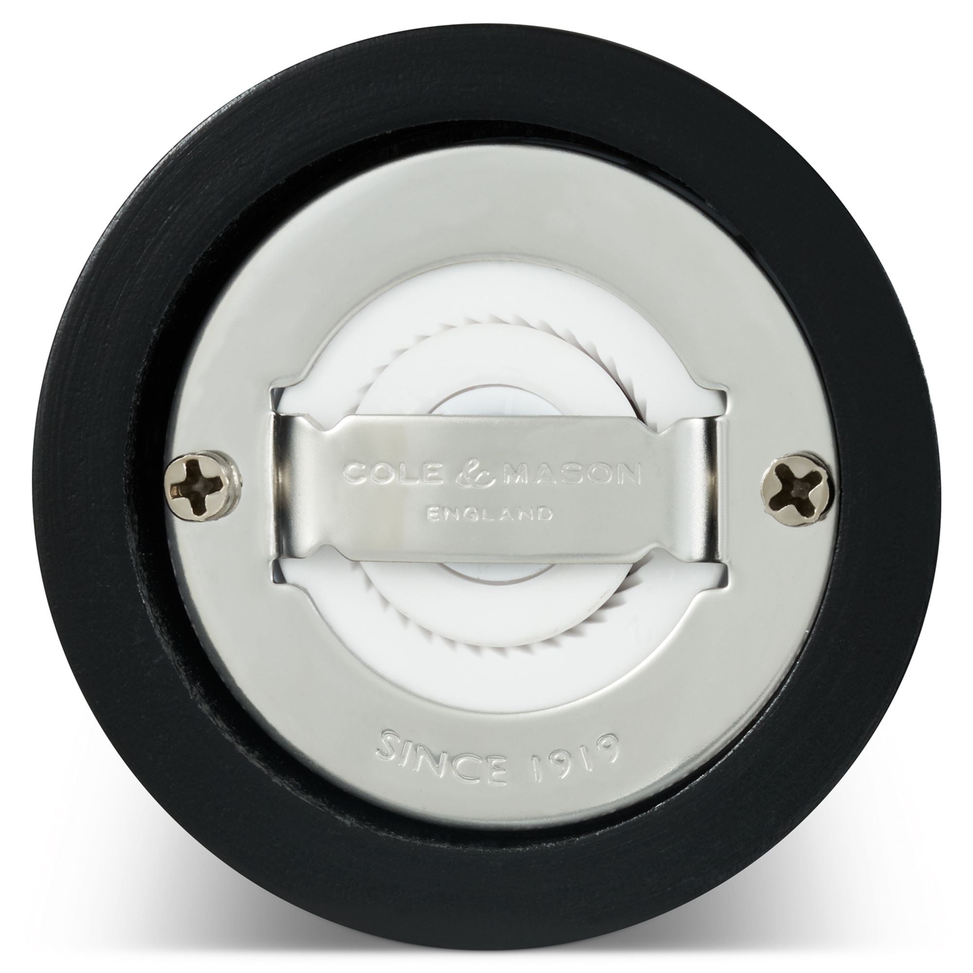 Cole & Mason Hoxton Black Gloss Salt Mill 104mm image 3